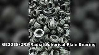 GE20ES-2RS Radial Spherical Plain Bearing Grease Chrome Steel P5 Precision 20*35*16*12